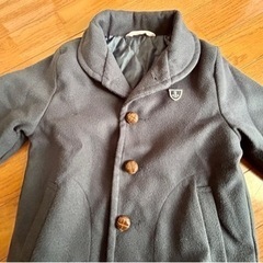 紺色子どもコート(110cm)の画像