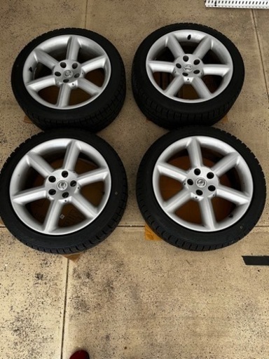 スタッドレス 4本 走行200km 室内保管 日産純正ホイール