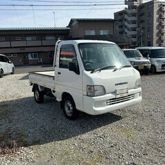 総額16.5万円★車検R8年2月★4WD★エアコン&パワステ付軽トラ★スバル サンバートラック 4WD TB(TT2) 18.4万キロ 平成14年式 ホワイトの画像