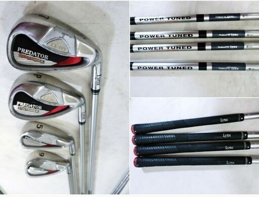 ゴルフクラブセット　ナイキヘッドカバー付き　ゴルフボール付き　Lynks　PREDATOR　ブリヂストン　いろいろ　まとめて