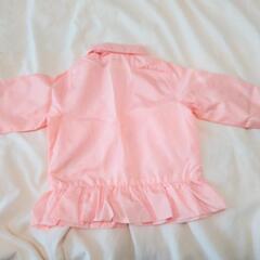 子供服 女の子 サイズ80 フード付の画像