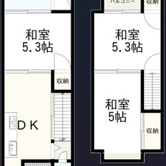 【敷金礼金0円】京都府山科区西野櫃川町周辺のテラス！3DK★共益...