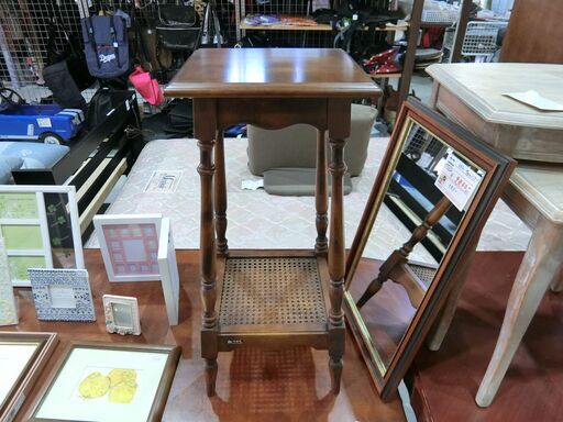 カリモク Karimoku 電話台 花台 昭和レトロ ヴィンテージ