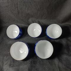 深川製瑠璃金彩茶器五客の画像