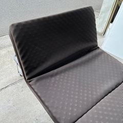 折りたたみベッド シングル リクライニング キャスター付きの画像