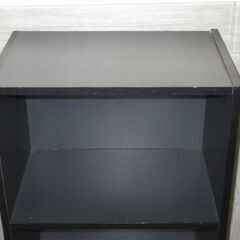 stp-2153　カラーボックス　3段　ブラック　ドン・キホーテ　高さ88cm　収納家具　オープン　収納棚　本棚　収納　小物収納　ラックの画像