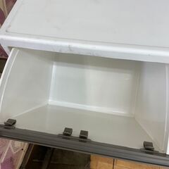 ゴミ箱　No.8511　ホワイト　2段　【リサイクルショップどりーむ鹿大前店】の画像