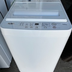 決まりました！【新生活応援セール!3月末まで】 G-11 ヤマダセレクト 全自動電気洗濯機 YWM-T45H1 4.5kg 2021年製の画像