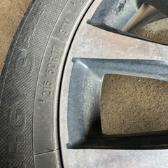 ホイール付きタイヤ17インチ　4本の画像