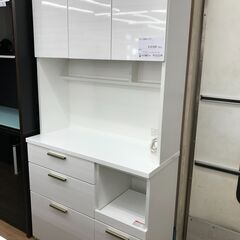 ★ジモティ割あり★ ニトリ 食器棚 ホワイト H191×W100...