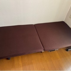 家具 折りたたみ式シングルベッドの画像