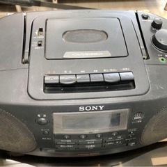 【ジャンク扱い】CDラジカセ　SONY CFD-38の画像