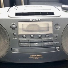 【ジャンク扱い】CDラジカセ　SONY CFD-38