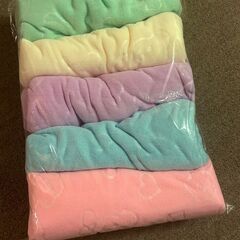 バスタオル 5枚セット お徳用 マイクロファイバー 吸水 速乾 かわいい くま柄 大判 薄手 乾きやすい お風呂用 まとめ買い 140cm 70cmの画像