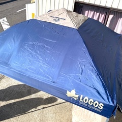 LOGOS カージョイント Qセット200R  ワンタッチ組み立て 車に連結可♪キャンプ テント タープ ソフトケース付きの画像