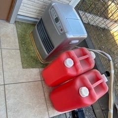 石油ファンヒーター　ポリタンクセット