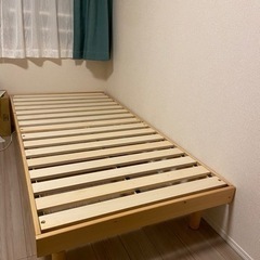 リセノ すのこシングルベッド ナチュラル