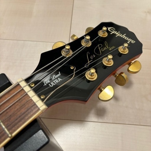 【美品】レスポール キルトメープルバースト エピフォン　レスポールウルトラ