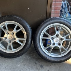 ポルシェ　987ボクスター、ケイマン純正アルミタイヤセットの画像
