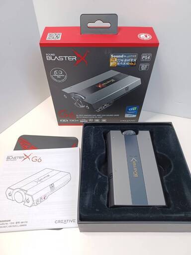SOUND BLASTER X G6 ヘッドホンアンプ SBX-G6