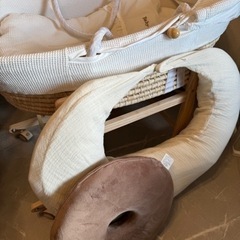 ベビー クーファン ベビーベッド授乳枕　円座クッション　セット