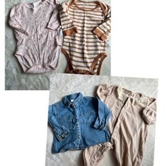 ベビー服（70）ヘアピン数個の画像