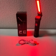 新品　LED 作業灯 ワークライト 強力COBライト 折り畳み式 USB充電式 マグネット付き 日常応急照明/自動車整備/夜間作業 の画像