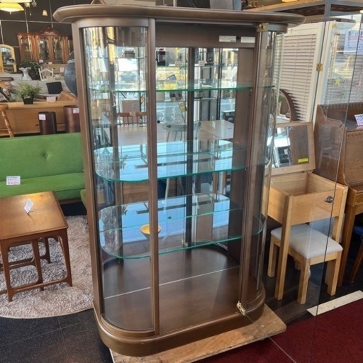 カリモク karimoku キュリオケース 飾り棚 コレクションケース ガラスケース ショーケース ケース アンティーク おしゃれ シンプル