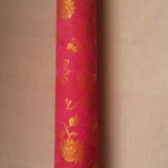 無料、筒、賞状入れ、中国土産、赤、布製