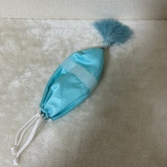 ブルーのポーチ(新品未使用)の画像