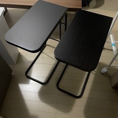 ニトリ　ベッドサイドテーブル　STチェントロ2 ダークブラウン