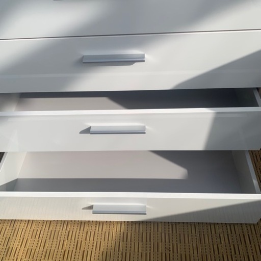 【取引中】B721 未使用品 タンス 家具 箪笥 収納家具 白 ホワイト モダンデコ