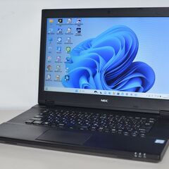 訳アリノートパソコン NEC VK23TX-T Windows11+office 高性能core i5-6200U/爆速SSD256GB/メモリ8GB/無線内蔵/WEBカメラ/DVD搭載