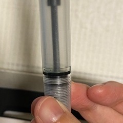 万年筆　藍濃道具屋　日暈　stub1.1mm 首軸クリアーの画像