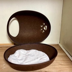 ペットハウス 茶の画像