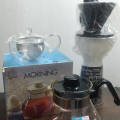 【未使用】ハリオコーヒーメーカーセット (HARIO) 茶茶急須...