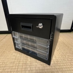 ナカバヤシ　レターケース　鍵付き　事務　書類整理　保管　簡易金庫の画像