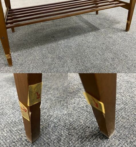 karimoku/カリモク60 Kチェア2シーター 二人掛け トップ オットマン センターテーブルセット 中古家具 店頭引取歓迎 R7