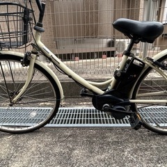 Panasonic 電動自転車 ホワイト Panasonic 電動自転車 エーガールズ 26インチ アイボリーホワイト