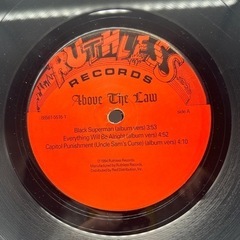 ABOVE THE LAW LP レコードの画像