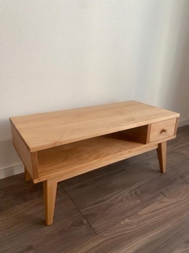 【テレビラック/ローテーブル】                 ※天然木アルダー材を使用