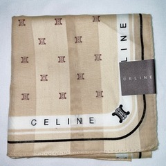 ☆お値引可能☆【新品未使用品】CELINE 大判ハンカチ 綿100%