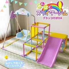 わんぱくスライダージム　ブランコ付DX