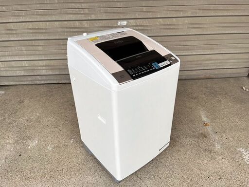 ファミリー向け洗濯乾燥機 ビートウォッシュ 8.0K 日立BW-D8SV 2014年製 自動おそうじ機能付 シャワービート洗浄中古動作品 クリーニング済み