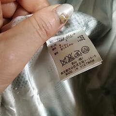 黒膝丈コートの画像