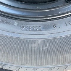 ハイエース　純正ホイールタイヤセット　新車前外しの画像