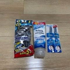 新品　schick シック　プロテクターディスポ　4本　　眉毛剃刀2本　ジェルの画像