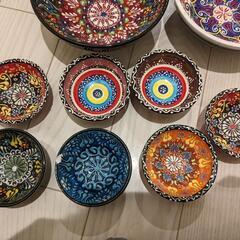インテリアにも！値下げしました！トルコ購入ハンドメイド小皿お譲りします。の画像