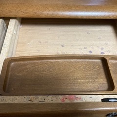 学習机＋引き出しワゴン＋ご希望の方は椅子の画像