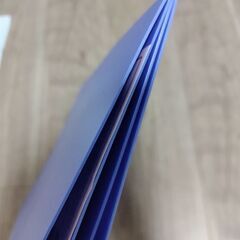青色リングファイル二個セットの画像